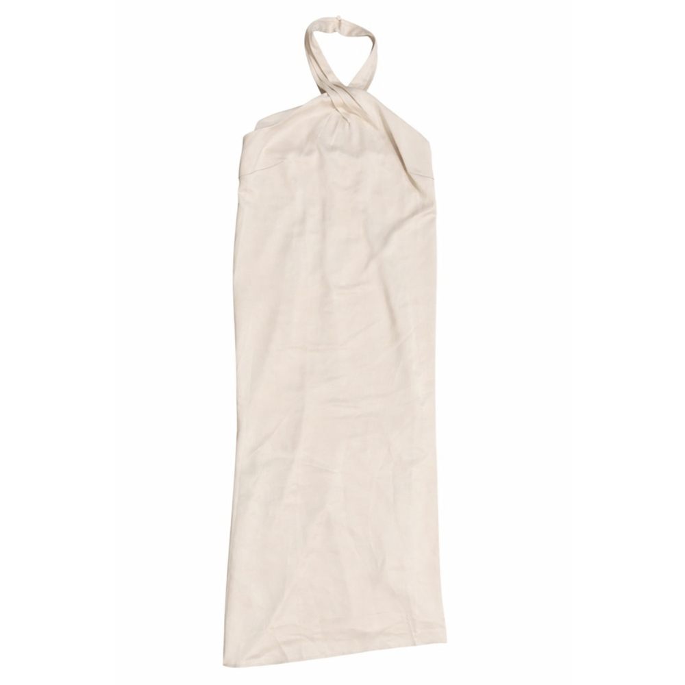 BHLDN Ivory Halter Maxi Dress Wedding Bridal Formal Gown New With Tags